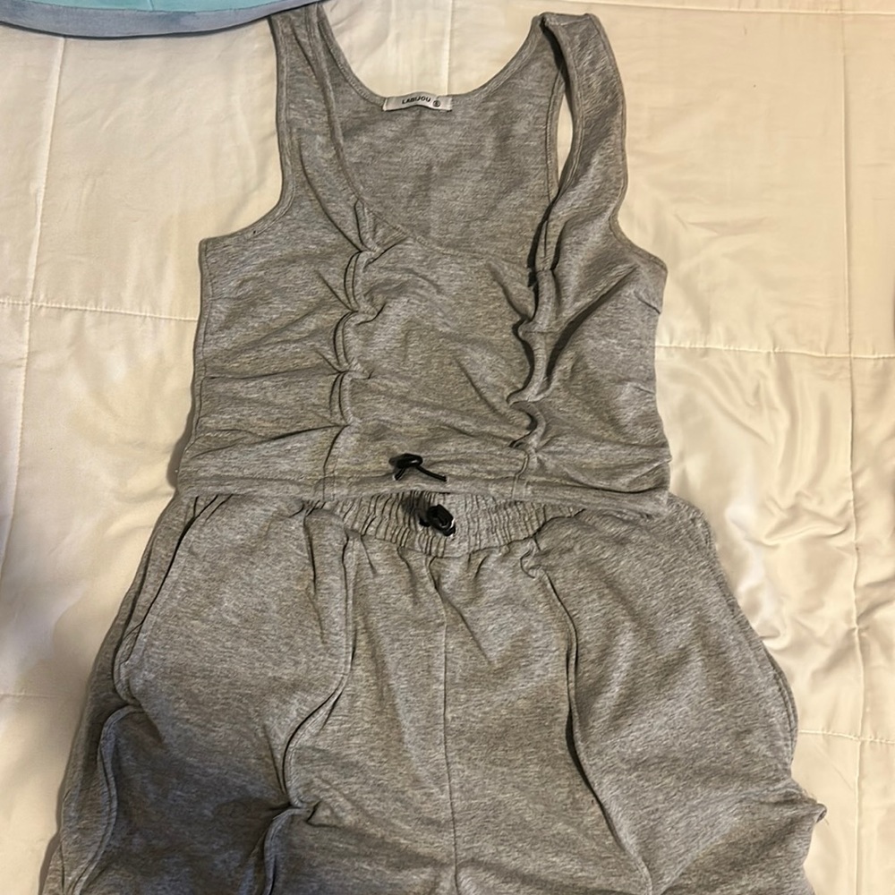 Fashion nova ruffle matching set 🤍